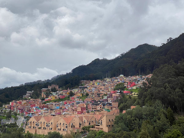 View of Bogota Colombia